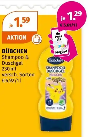 Müller BÜBCHEN Shampoo & Duschgel 230 ml Angebot