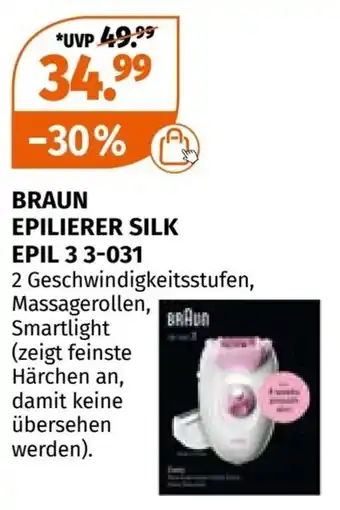 Müller BRAUN EPILIERER SILK EPIL 3 3-031 Angebot