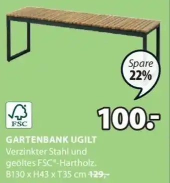 JYSK GARTENBANK UGILT Angebot