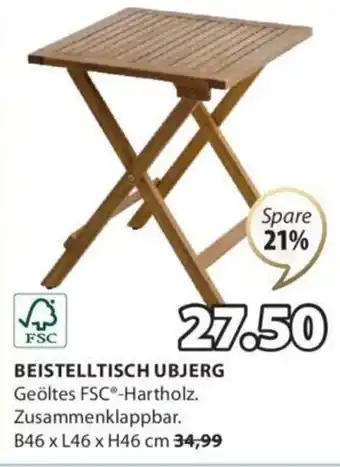 JYSK BEISTELLTISCH UBJERG Angebot