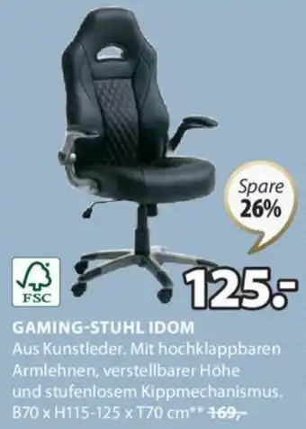 JYSK GAMING-STUHL IDOM Angebot