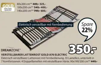 JYSK VERSTELLBARER LATTENROST GOLD A70 ELECTRIC Angebot