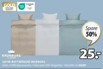 JYSK SATIN-BETTWÄSCHE INGEBORG Angebot