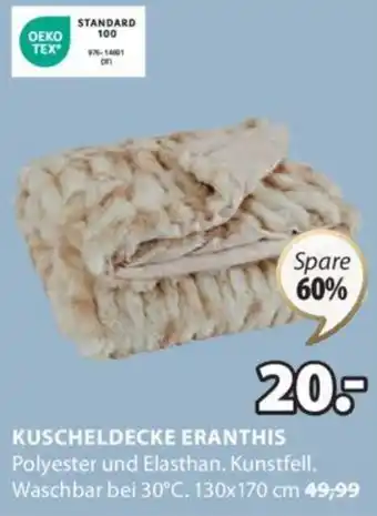 JYSK KUSCHELDECKE ERANTHIS Angebot