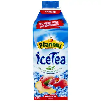 Action Pfanner Eistee Pfirsich Angebot