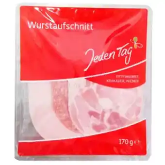 MPreis Jeden Tag Wurstaufschnitt MPREIS 170 Gramm 1 Packung Angebot