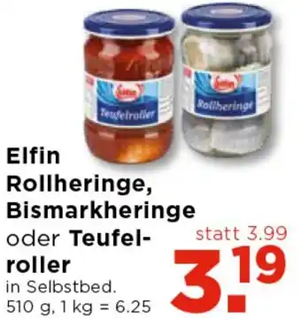 Unimarkt Elfin Rollheringe, Bismarkheringe Oder Teufel-Roller 510g Angebot