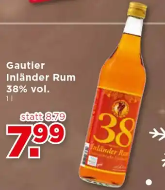 Unimarkt Gautier Inländer Rum 38% Vol. Angebot