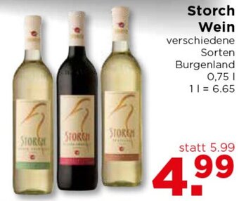 Unimarkt Storch Wein Angebot