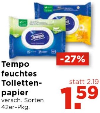 Unimarkt Tempo Feuchtes Toilettenpapier Angebot
