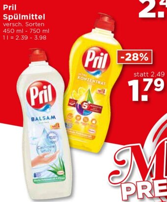 Unimarkt Pril Spülmittel 450ml/750ml Angebot