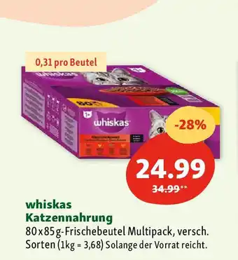 Fressnapf whiskas Katzennahrung Angebot