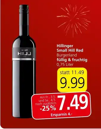 Spar Hillinger Small Hill Red Angebot