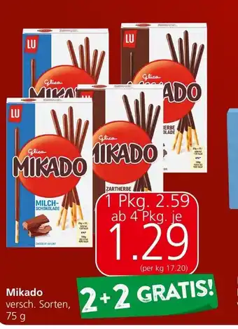 Spar Mikado 75g Angebot