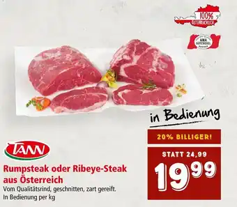 Interspar Rumpsteak oder Ribeye-Steak aus Österreich Angebot