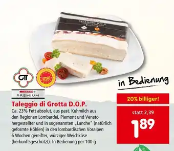 Interspar Taleggio di Grotta D.O.P. Angebot