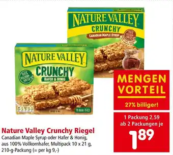 Interspar Nature Valley Crunchy Riegel Angebot
