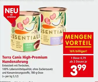 Interspar Terra Canis High-Premium Hundenahrung Angebot