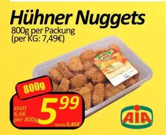 Wurstico Hühner Nuggets 800g Angebot