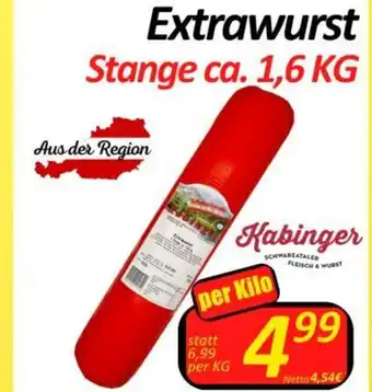 Wurstico Extrawurst Stange Angebot