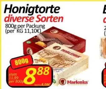 Wurstico Honigtorte Angebot