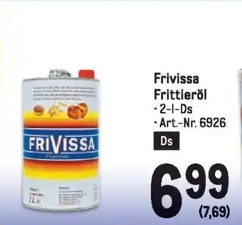 Metro Frivissa Frittieröl Angebot