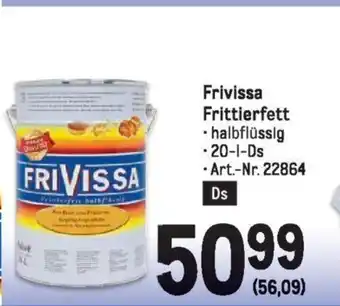 Metro Frivissa Frittierfett Angebot