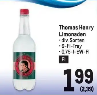 Metro Thomas Henry Limonaden Angebot