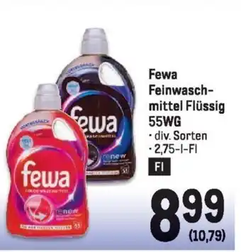 Metro Fewa Feinwasch- mittel Flüssig Angebot