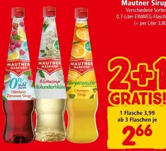 Interspar Sirup Angebot