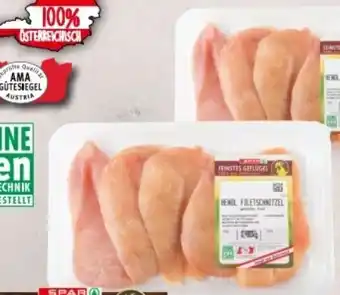 Interspar Feinstes Geflügel Hendl-Filetschnitzel Angebot