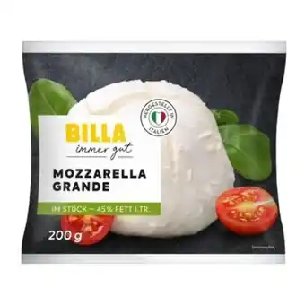 Billa Immer gut Mozzarella Angebot