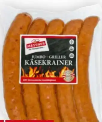 Billa Jumbo-Griller Käsekrainer Angebot