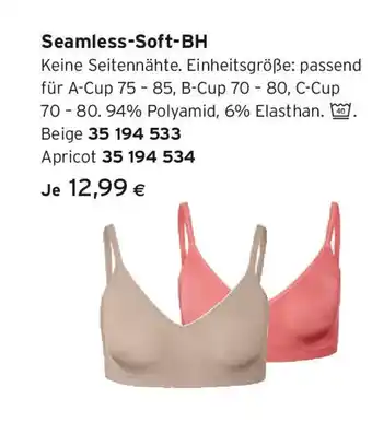 Tchibo Eduscho Seamless-Soft-BH Angebot