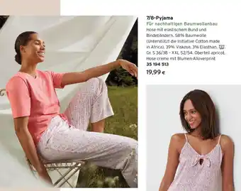 Tchibo Eduscho 7/8-Pyjama Angebot