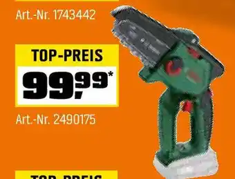 OBI Akku-Gehölzschneider EasyChain 18 V-15-7 Solo Angebot