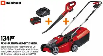 OBI AKKU-RASENMÄHER-SET EINHELL Angebot