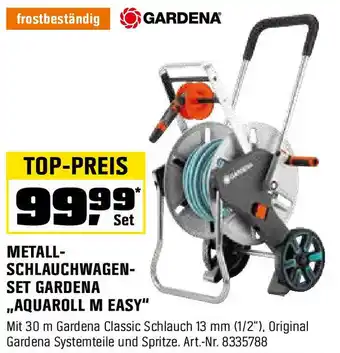 OBI METALL- SCHLAUCHWAGEN- SET GARDENA ,,AQUAROLL M EASY Angebot
