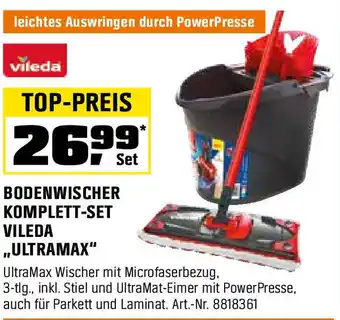 OBI BODENWISCHER KOMPLETT-SET VILEDA ,,ULTRAMAX Angebot