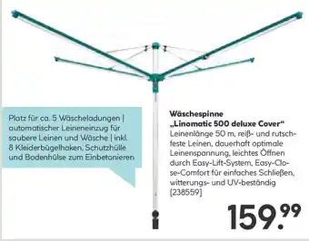 Hellweg Wäschespinne ,,Linomatic 500 deluxe Cover Angebot