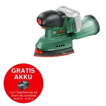 OBI Akku-Multischleifer UniversalSander 18V-10 Solo Angebot