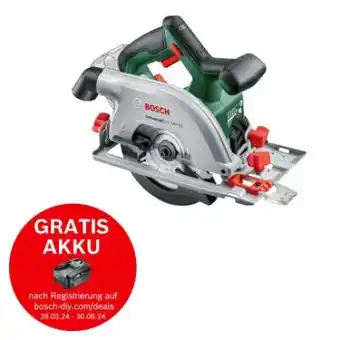 OBI Akku-Kreissäge UniversalCirc 18V-53 Solo Angebot