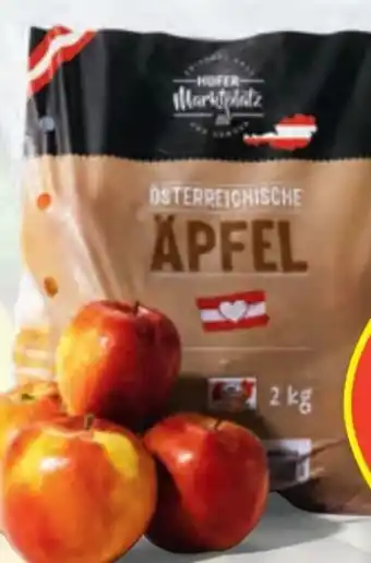 Hofer Äpfel Angebot