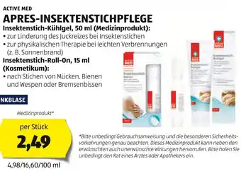 Hofer ACTIVE MED APRES-INSEKTENSTICHPFLEGE Angebot