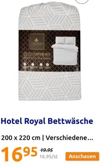 Action Hotel Royal Bettwäsche 200 x 220 cm Angebot