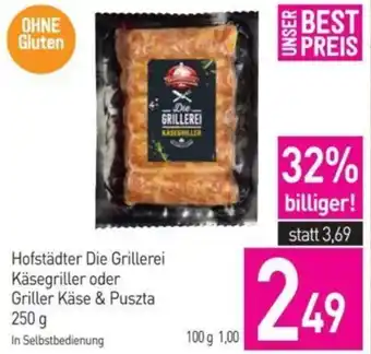 Sutterlüty Hofstädter Die Grillerei Käsegriller oder Griller Käse & Puszta 250 g Angebot