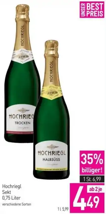 Sutterlüty Hochriegl Sekt 0,75 Liter Angebot