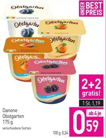 Sutterlüty Danone Obstgarten 175g Angebot