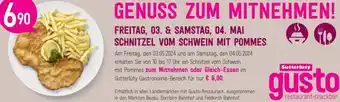 Sutterlüty Schnitzel vom Schwein mit Pommes Angebot