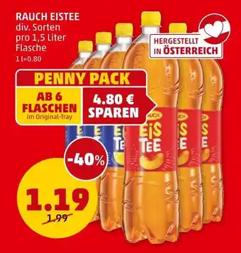 PENNY RAUCH EISTEE  1.5 Liter Angebot